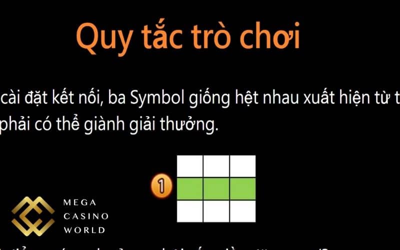 Các biểu tượng giống nhau từ trái sang phải có thể giành thưởng